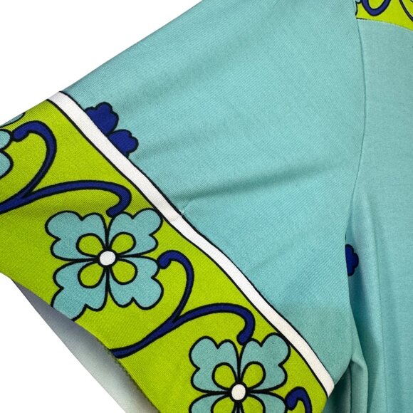 Donna Morgan Womens Size 14 Floral Patchwork Short-Sleeve Dress - Picture 3 of 6